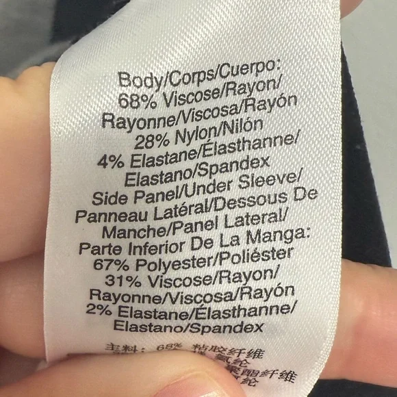 DKNY Women's Gray and Black Midi Dress Size 0 - Picture 4 of 4